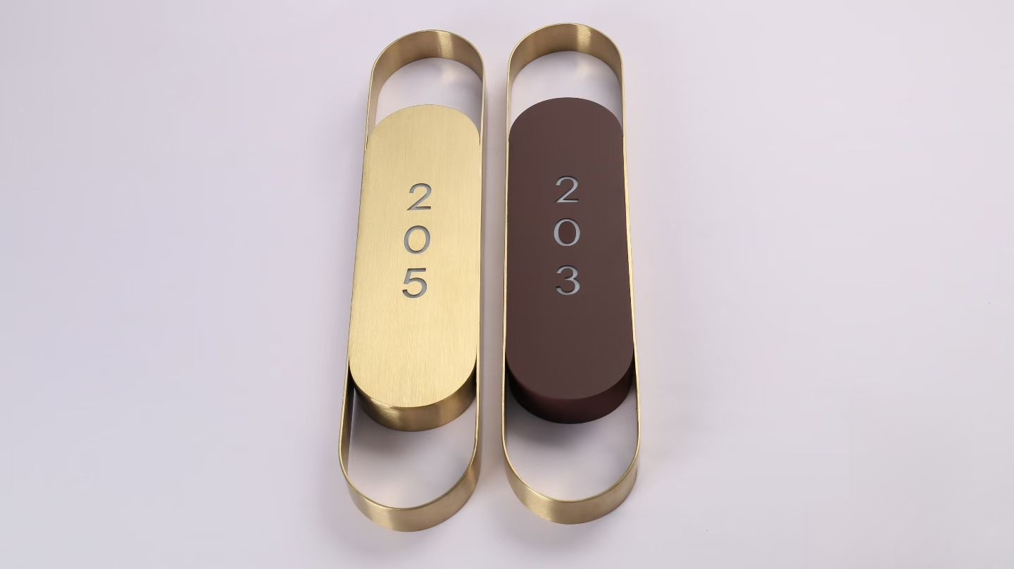 Stainless Steel Door Name Plates